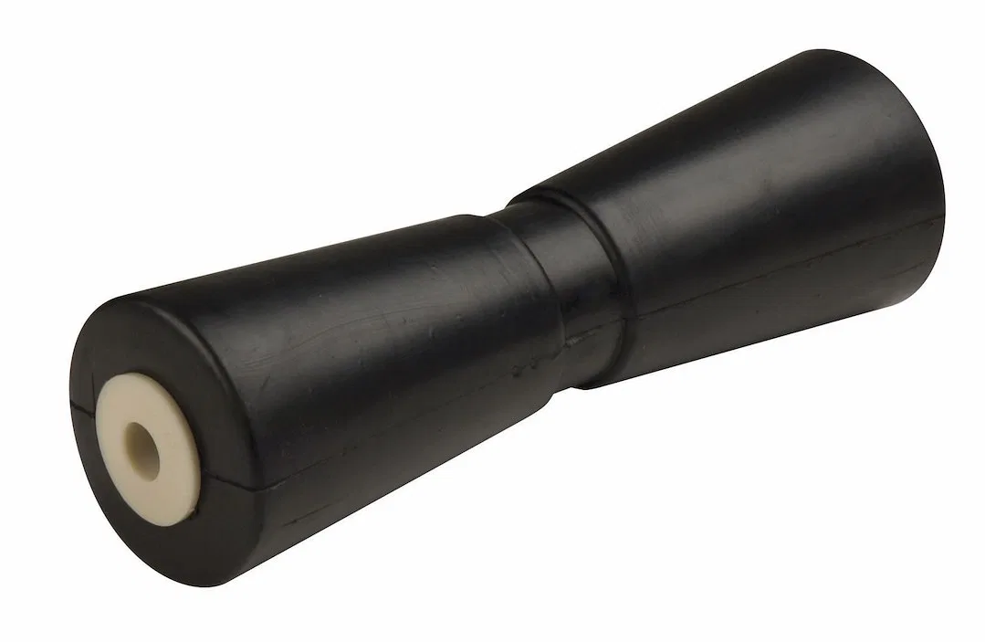 29500 – C.E. SMITH Trailer Boat Roller, Keel 3-1/2 Inch Outside Diameter x 11-3/4 Inch Length Black Natural Rubber Wi...